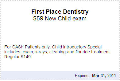 Child New Patient Coupon